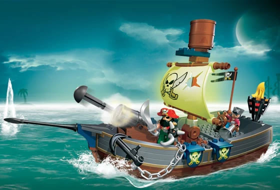 Promotional Image for 7881 Duplo Pirate Ghost Ship