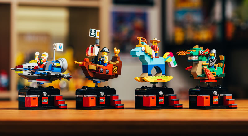 All four LEGO Bricktober 2022 Sets