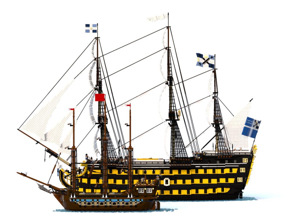 Royal Philip compared to 10210 Imperial Flagship