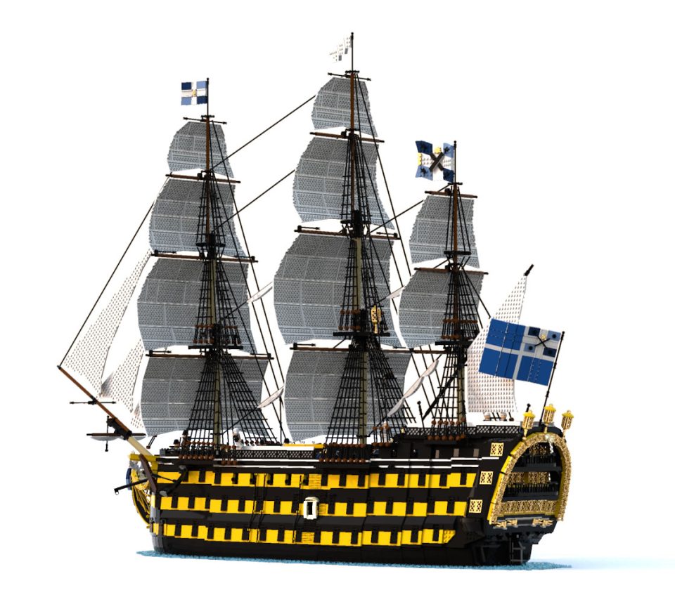 Broadside of the Royal Philip