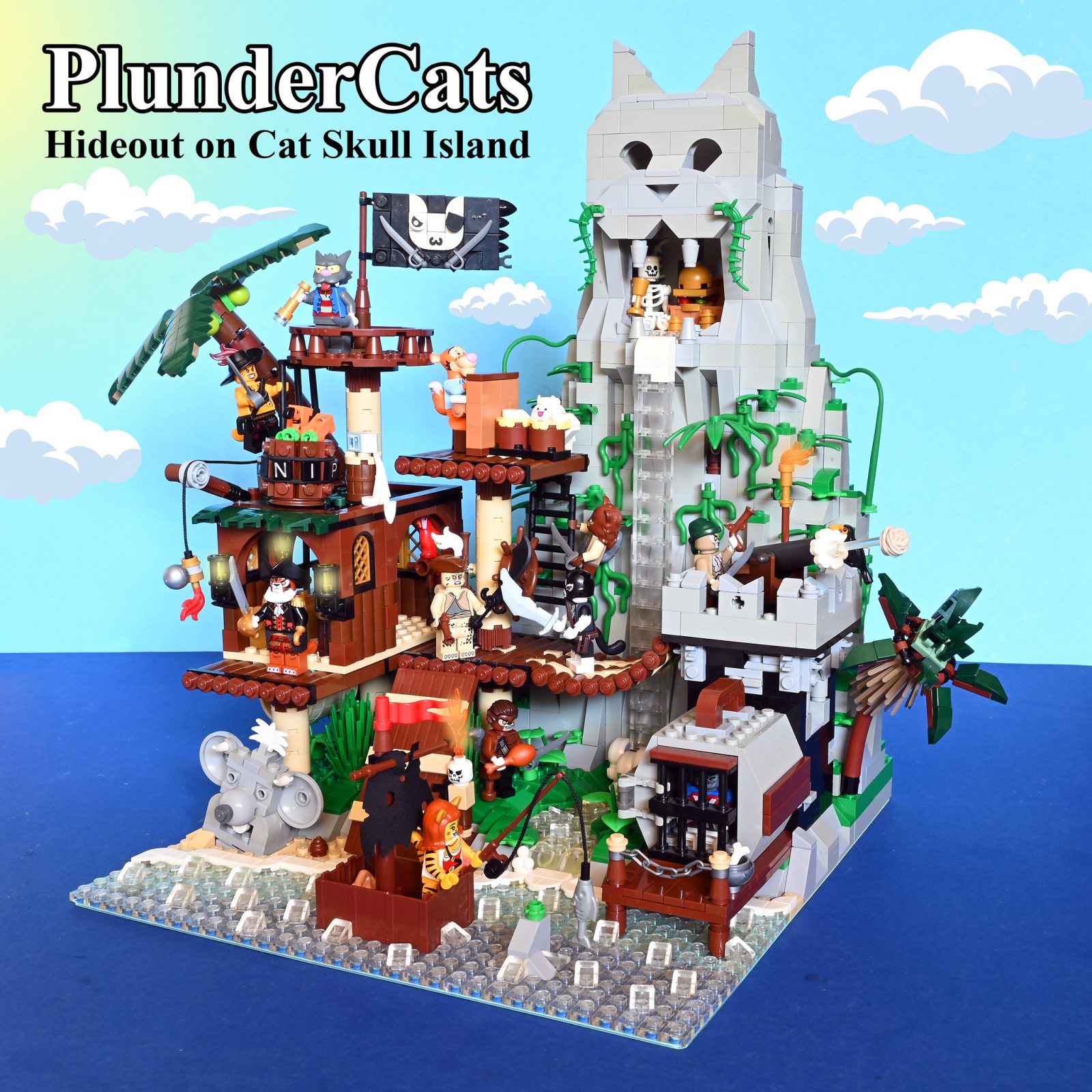 Featured Image for “PlunderCats: Hideout on Cat Skull Island” by Oky