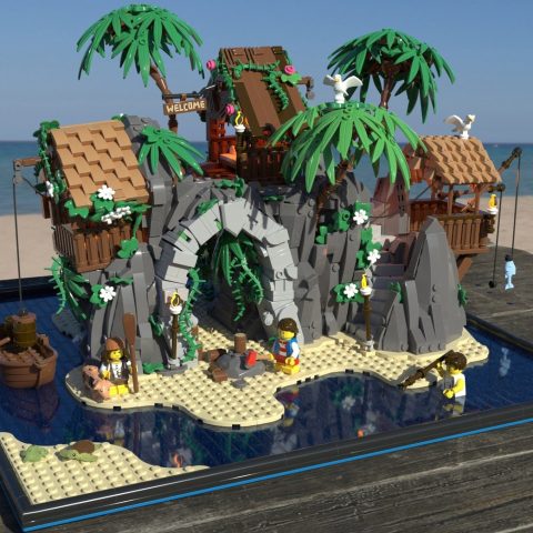 Thumbnail Image of “The Three Siblings Island” by Bricky_Brick