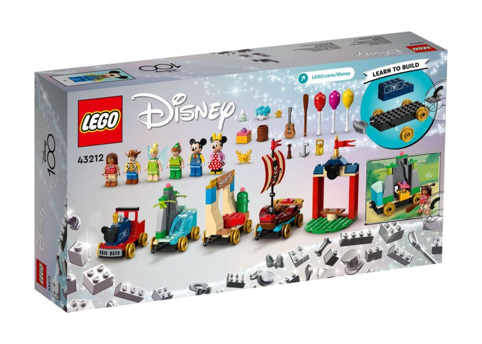 Back of the Box for LEGO 43212 Disney Celebration