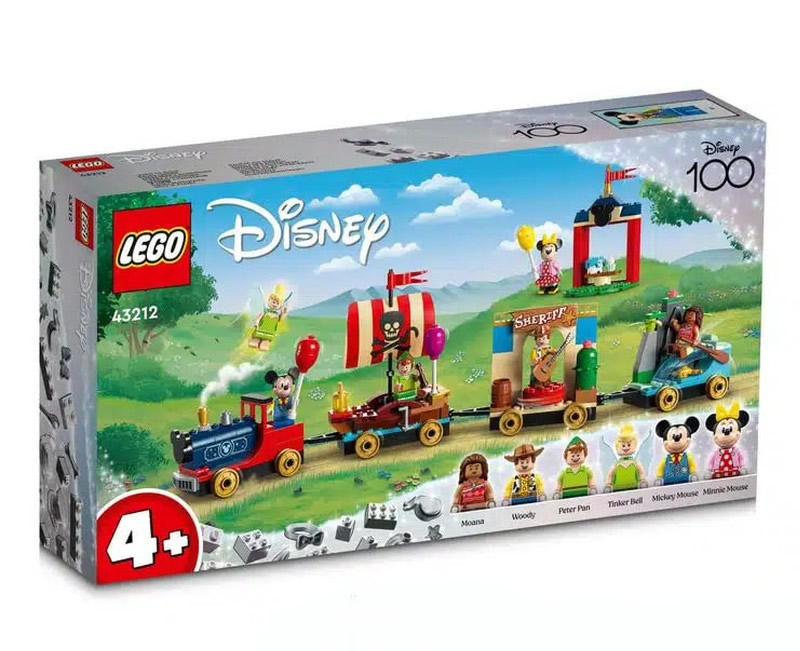 Front Box of LEGO 43212 Disney Celebration