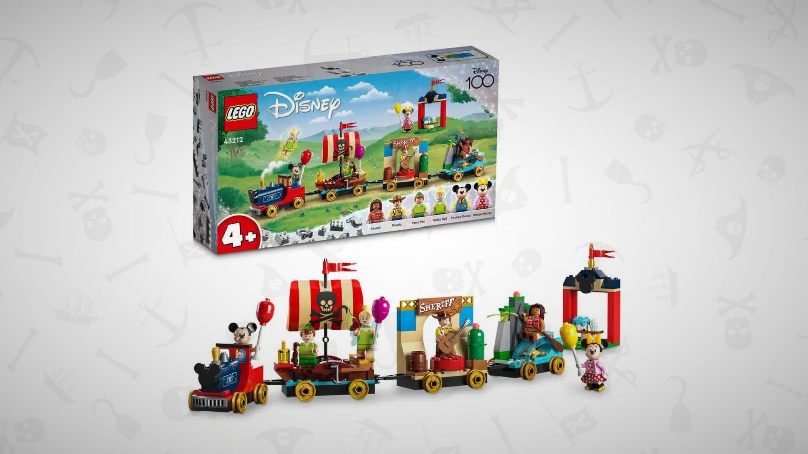 LEGO 43212 Disney Celebration Train with Peter Pan & Pirate Ship Sail