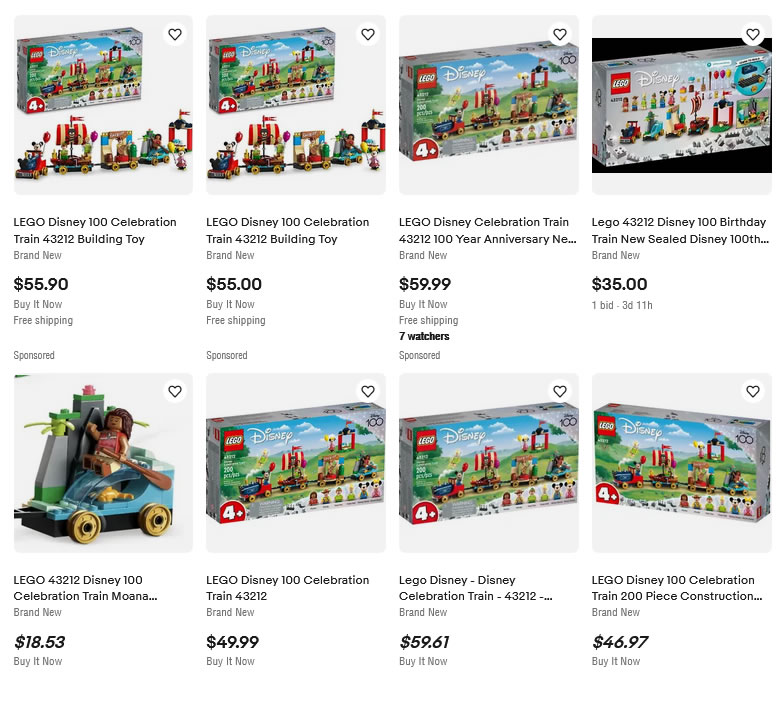 LEGO 43212 Disney-Celebration Train on eBay
