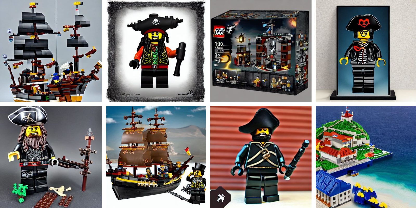 Featured Image for Does AI Art Pose a Serious Threat to LEGO Pirate MOCs? Part II