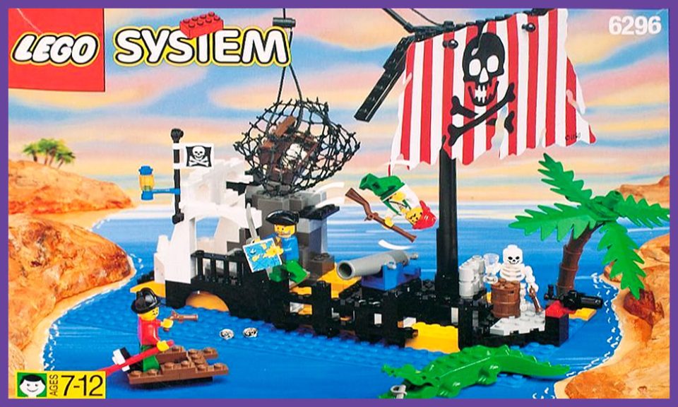 Click here to enlarge image LEGO set 6296 Shipwreck Island released 1996