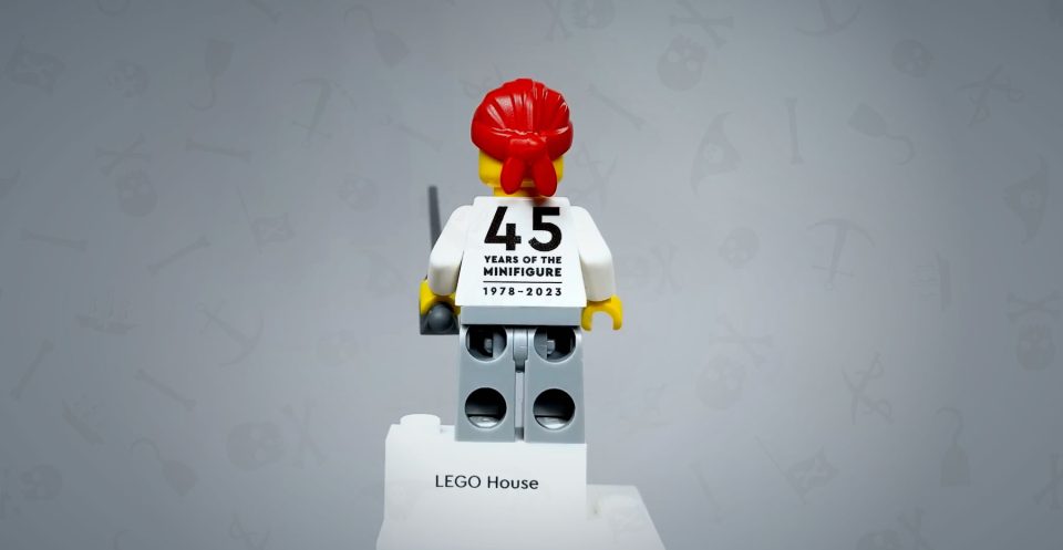 Back of Bonus minifigure included with set 40504s