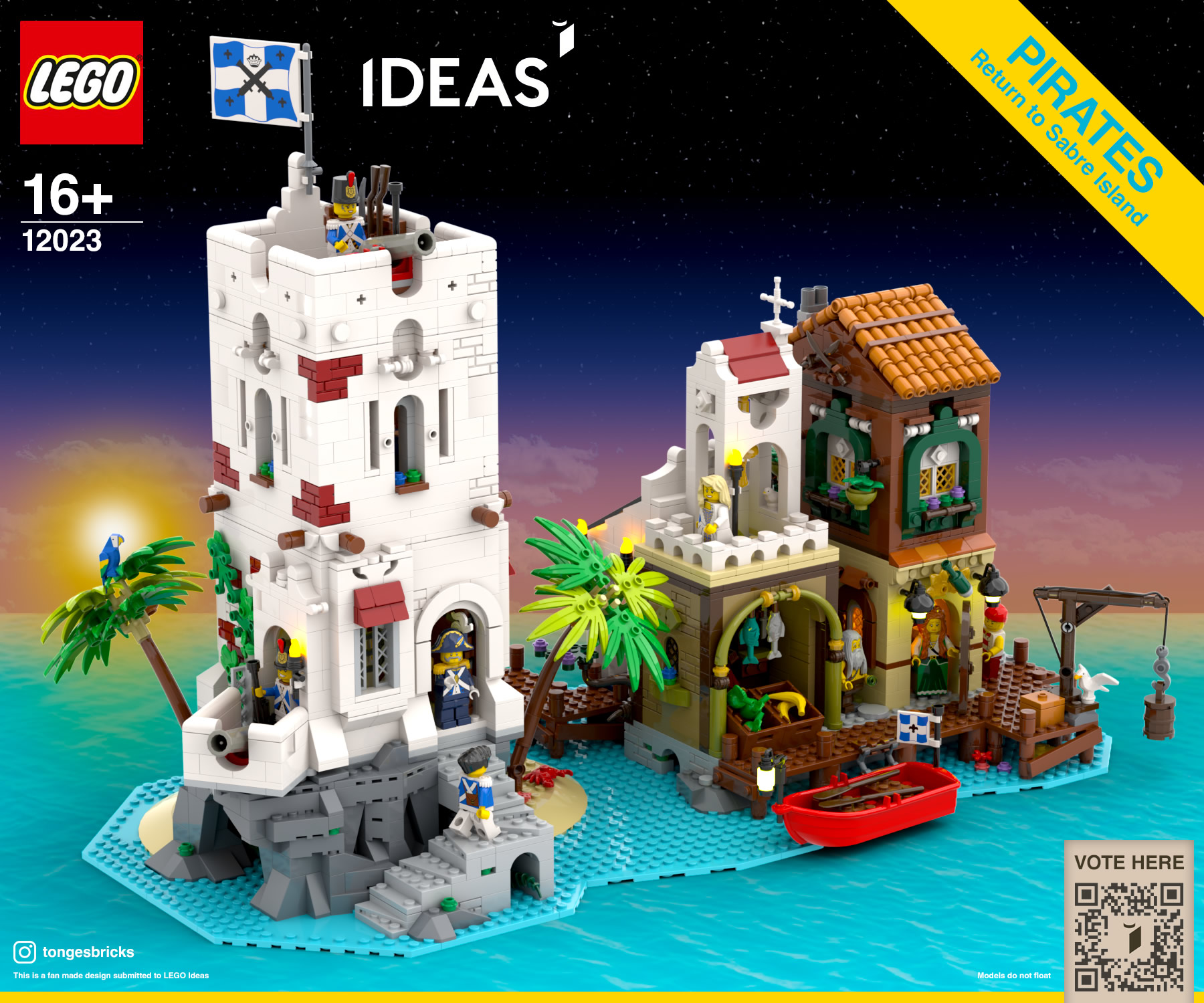 Yes you can make this a real Lego set! It is free and easy to support! If 1  out of every 3 people support you could get Lego to remake this into