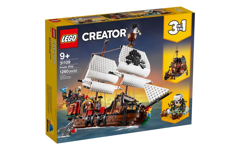 Box of 31109 LEGO Creator 3 in 1: Pirate Ship