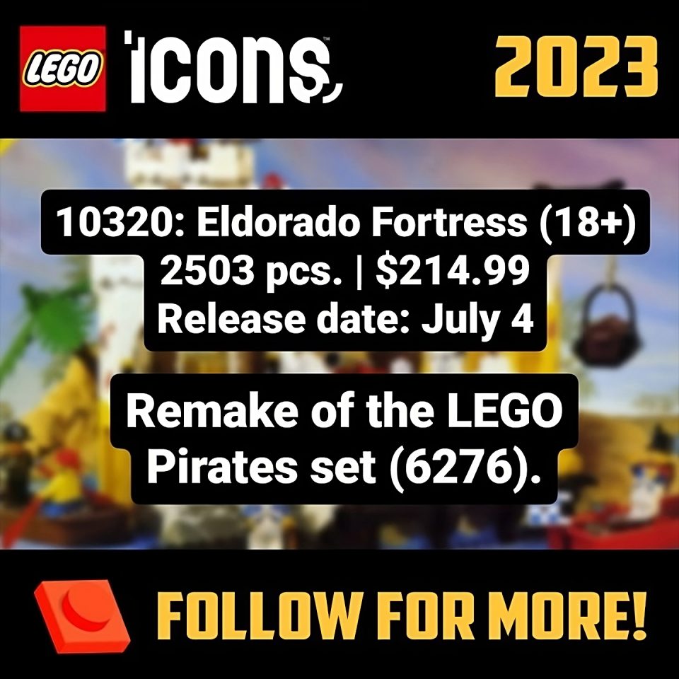 Instagram Post by lego_express_news regarding the Eldorado-Fortress Remake