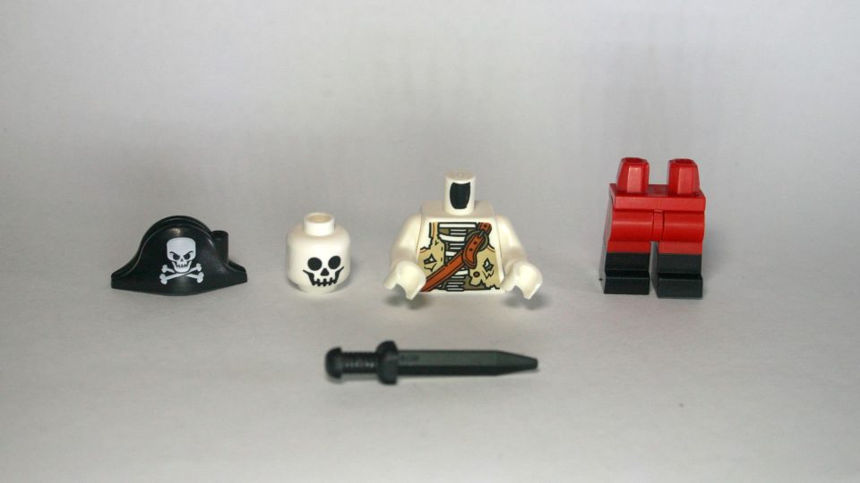 Skeleton Pirate pieces