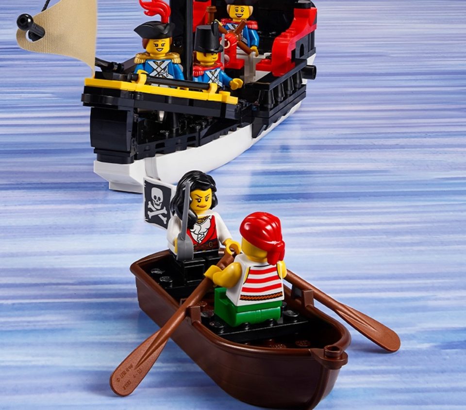 LEGO Pirates in row boat