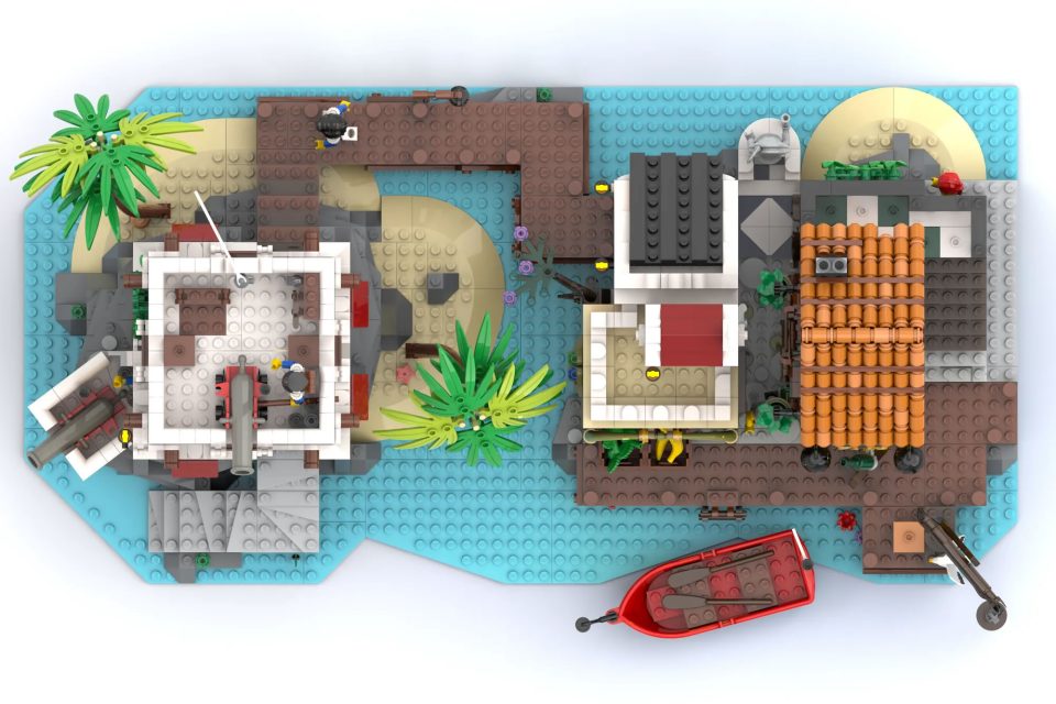 Floor plan of Sabre Island Remake
