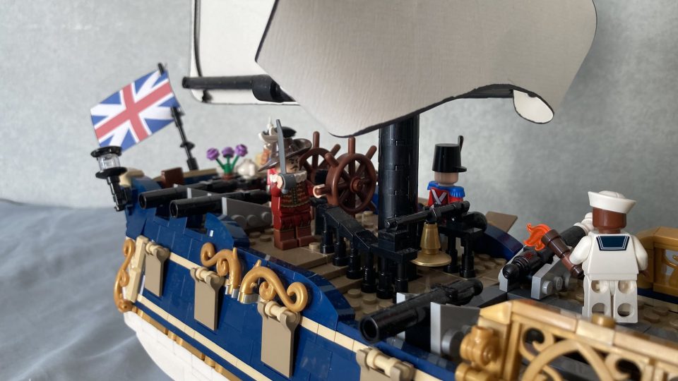 Upper deck of the HMS Aurelian