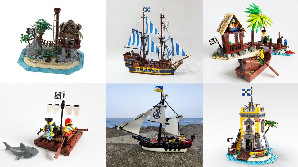 Classic Pirate LEGO set remake examples