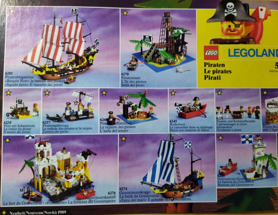 Page from the LEGO catalogue
