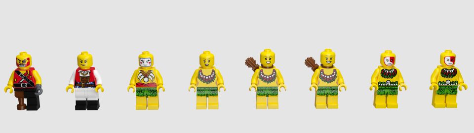 Enchanted Island Remake minifigures