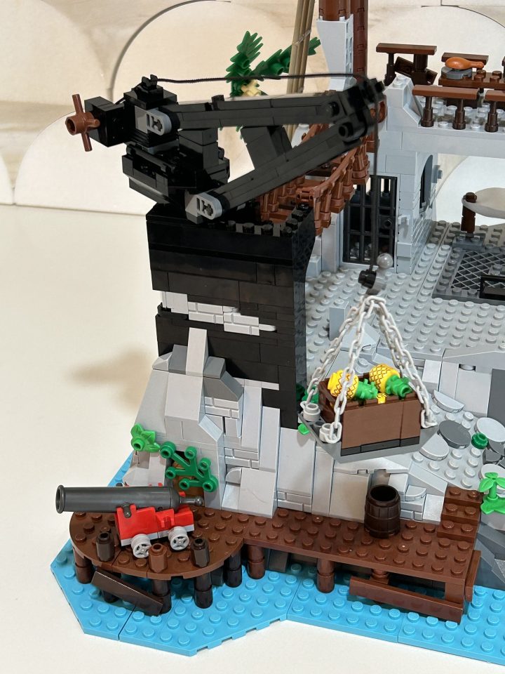 Upgraded dock and crane of Rock Island Refuge