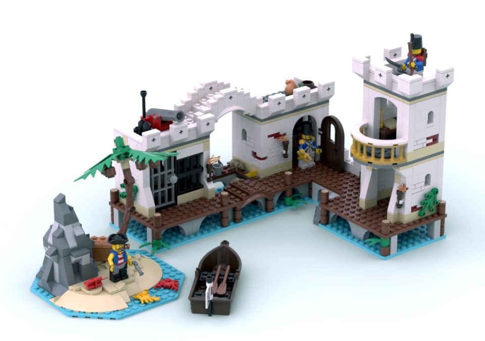 BrickLink Designer-Program Series 4 Submission: "Imperial_Outpost Island" by KingNono