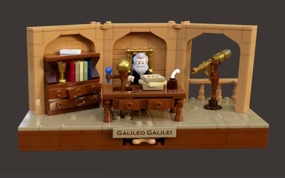 LEGO Ideas contest version of Tribute to Galileo Galilei