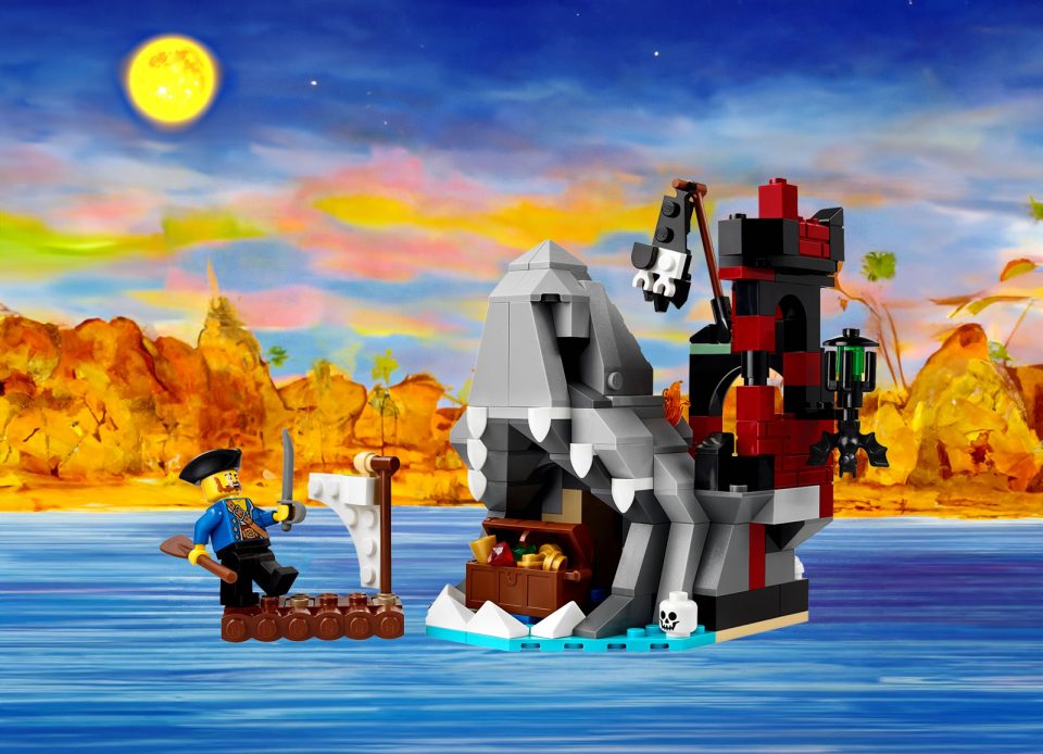 40597 Scary Pirate Island classic LEGO System box art