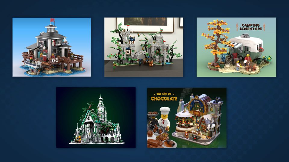 Thumbnails of BrickLink Designer Program 2023 Series 3 Finalists