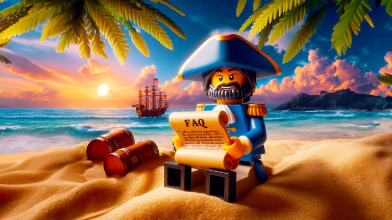 Blue coat Soldier sitting on beach with scroll with heading \
