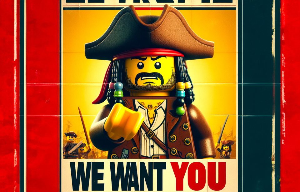 Classic Pirates "WE WANT YOU" Poster