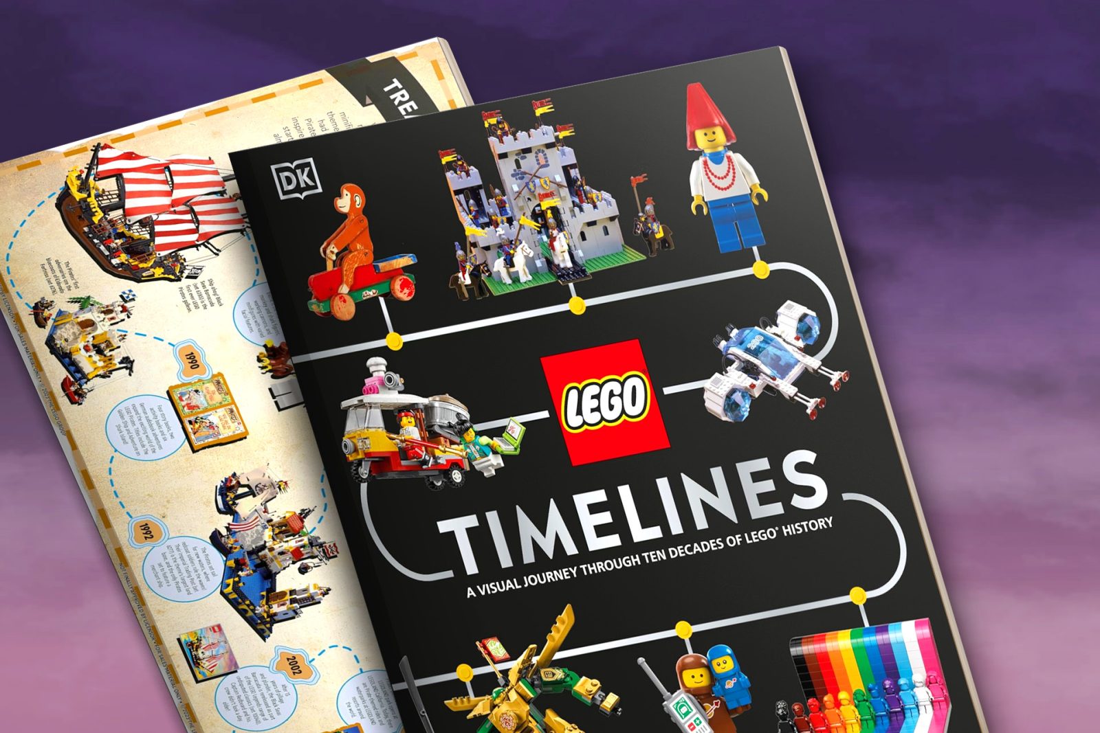 Pages from "LEGO Timelines" by Simon Hugo