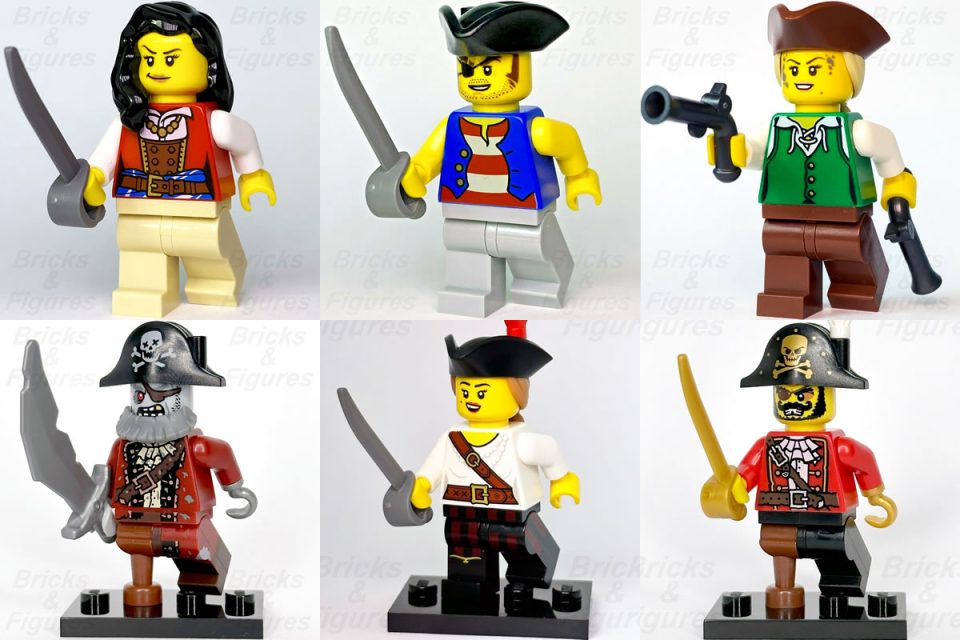 More LEGO Pirate Minfigures available on the Bricks & Figures eBay store
