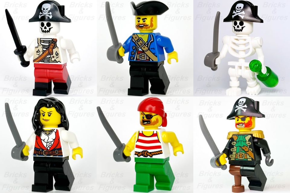 LEGO Pirate Minfigures available on the Bricks & Figures eBay store