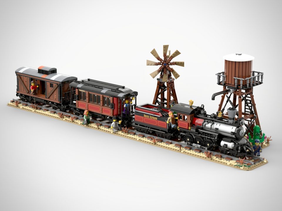 BrickLink Designer-Program Series 4 "Wild West Train" by llucky