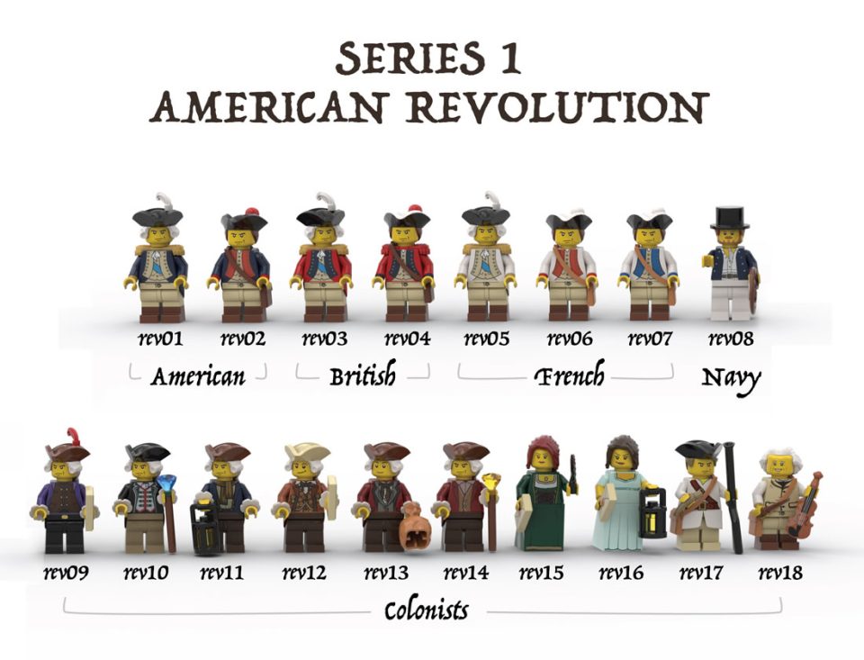 Rocky Mountain Minifigures Series 1: American Revolution