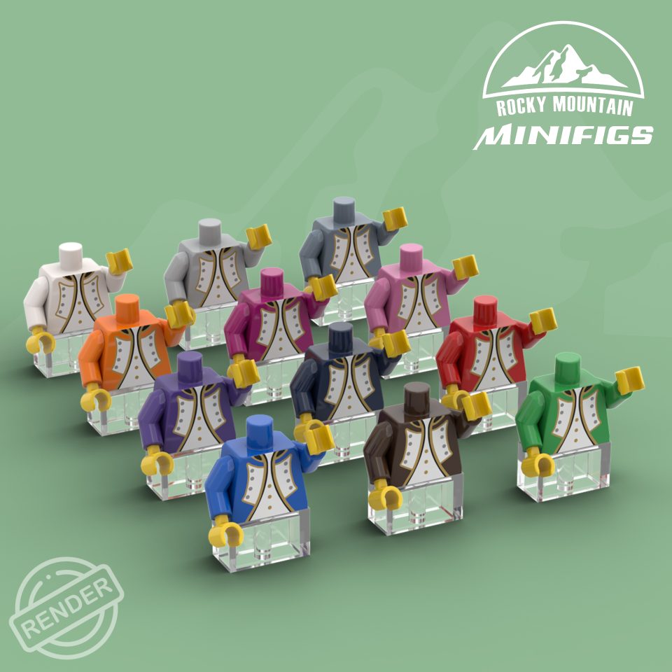 Rocky Mountain Minifigs: Governor Torsos