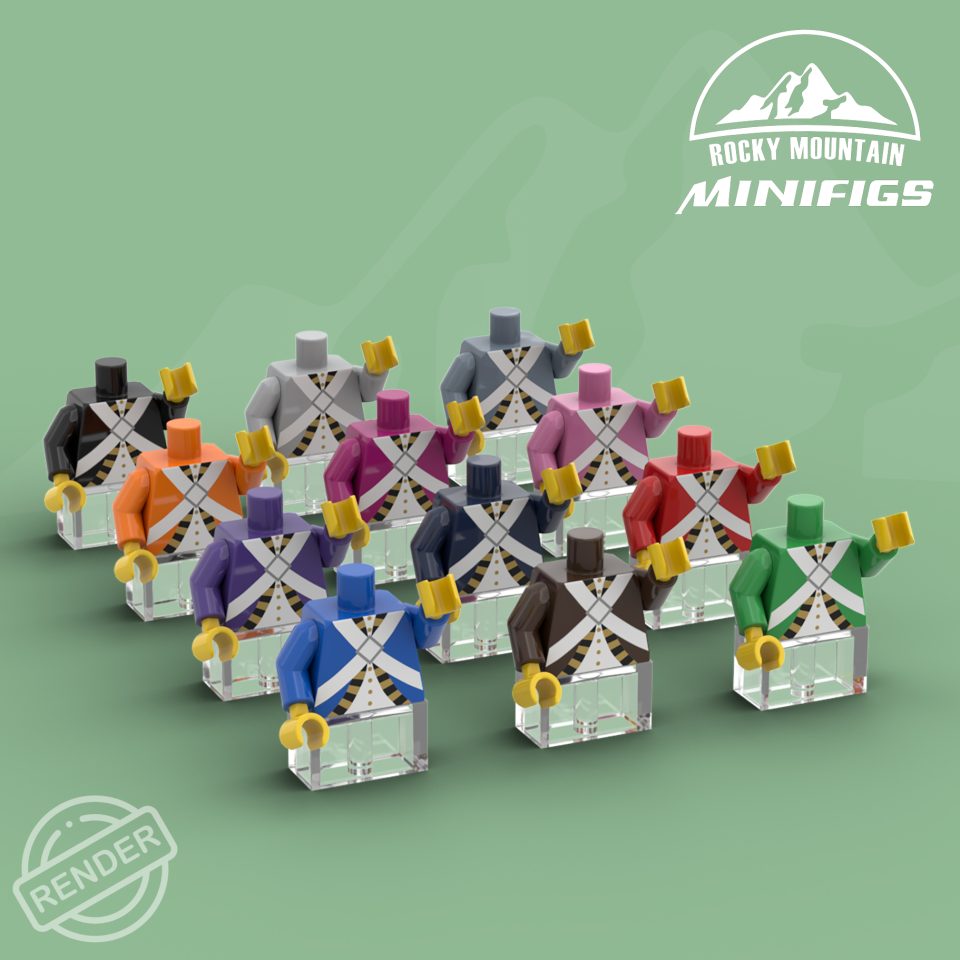 Rocky Mountain Minifigures - Soldier Torsos