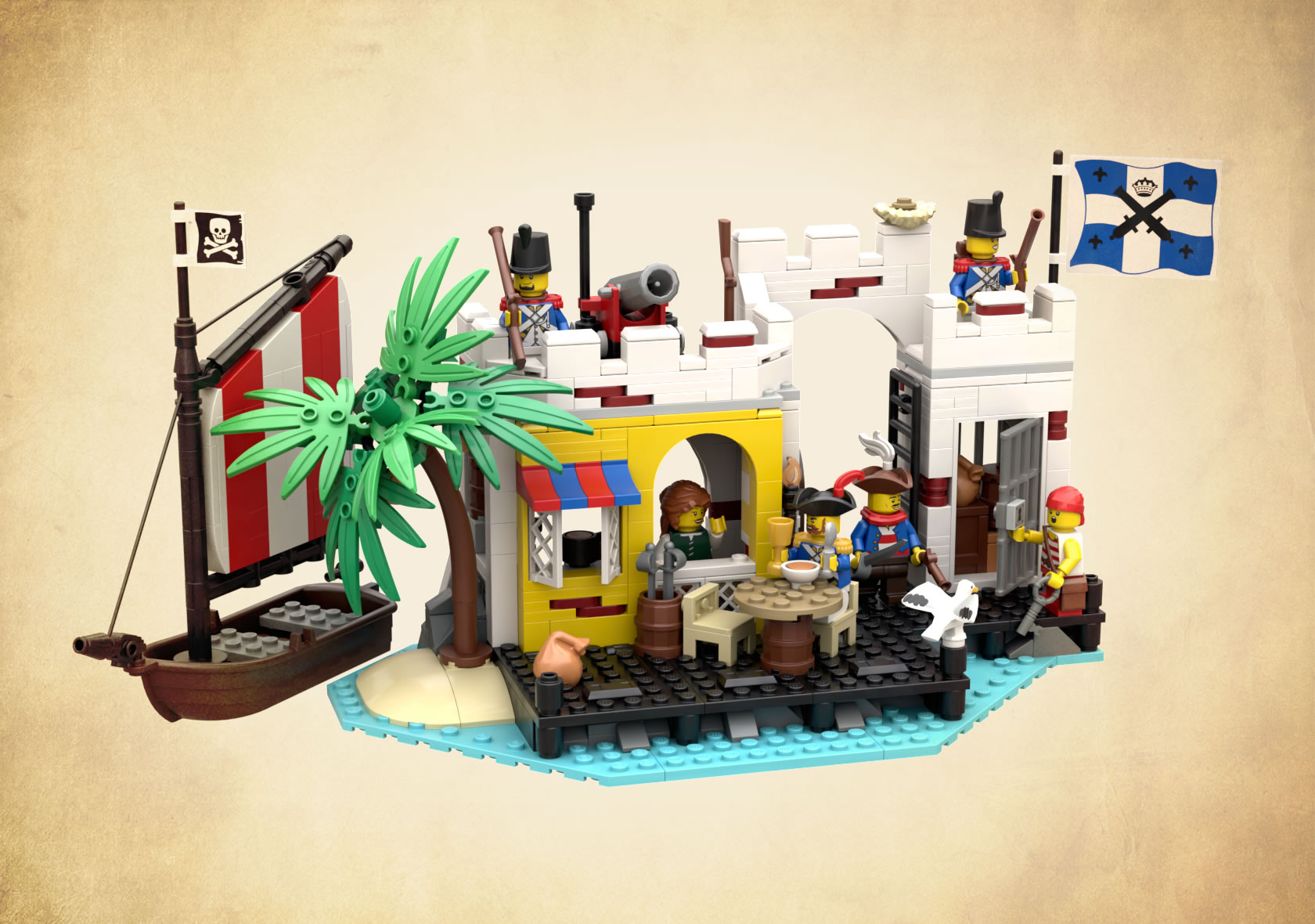6267 Lagoon Lock-Up Remake” by Aanchir – MOCs – The Best Pirate