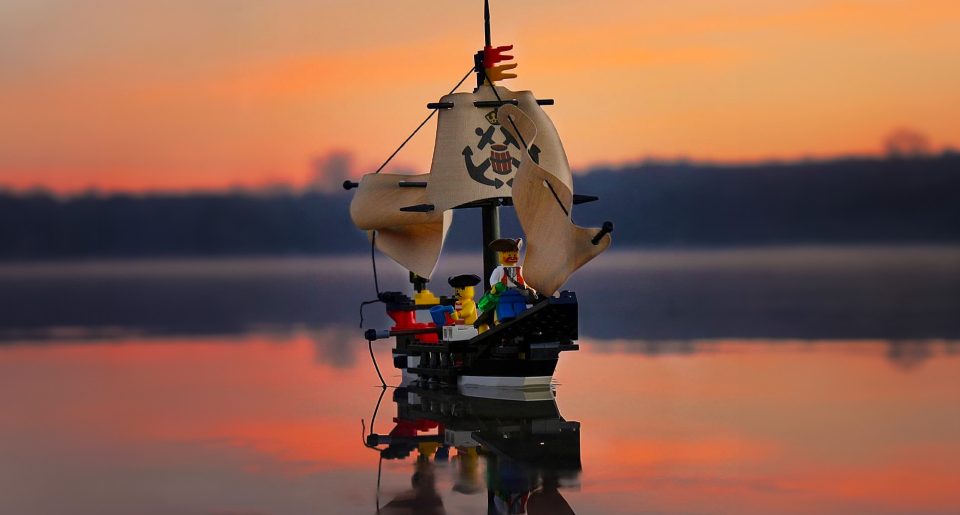 Steve's merchant cutter at sunset