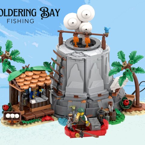 “Smoldering Bay Fishing”0 by Montymatte
