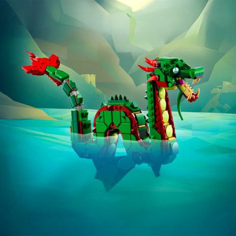 31161 Creator 3 in 1 – Sea Serpent with illustrated background