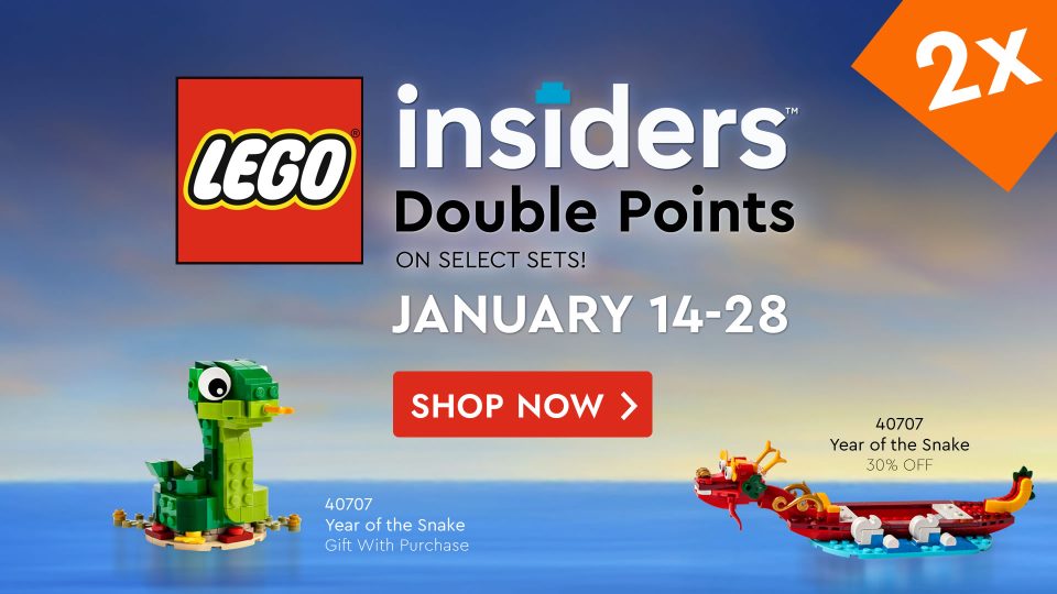 LEGO Insiders Double Points - January 2025