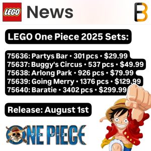 LEGO® One Piece: Set Names Have Surfaced – Pirate LEGO® News and MOCs