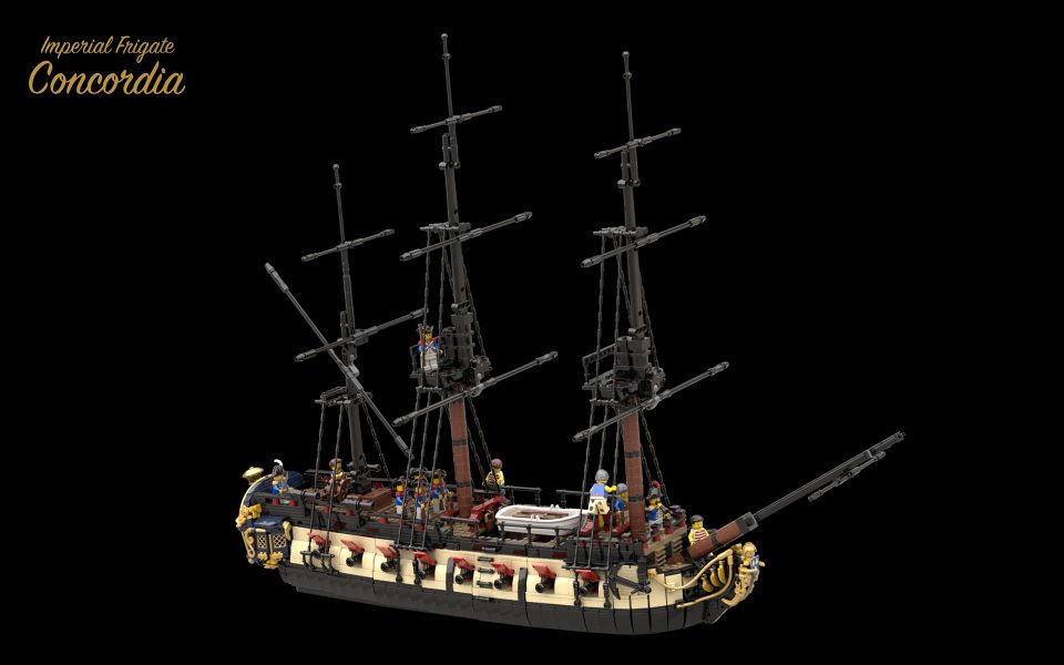 "Imperial Frigate Concordia" by Brick Perfection