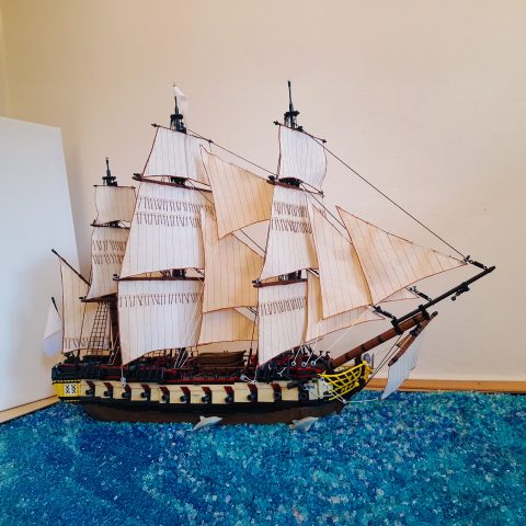 "Achille" a 38 gun frigate by Brickperfection