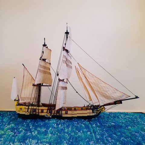 "Furieuse" a bomb ketch by Brickperfection