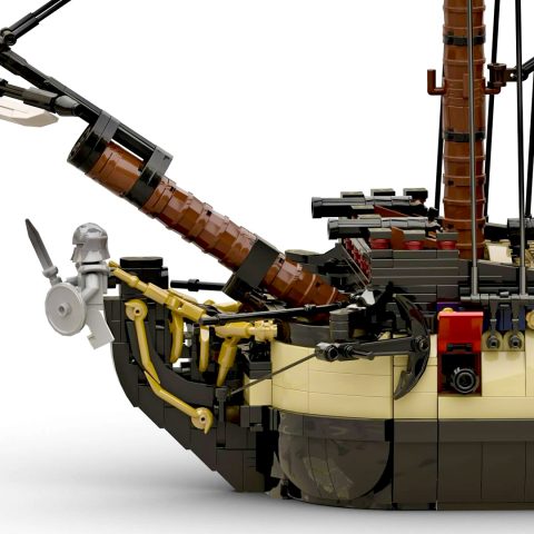 Bow of the "Privateer Frigate Fortuna" from Series 6