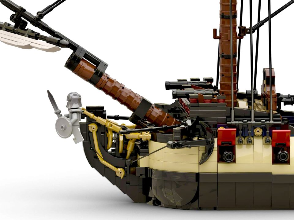 Bow of the "Privateer Frigate Fortuna" from Series 6