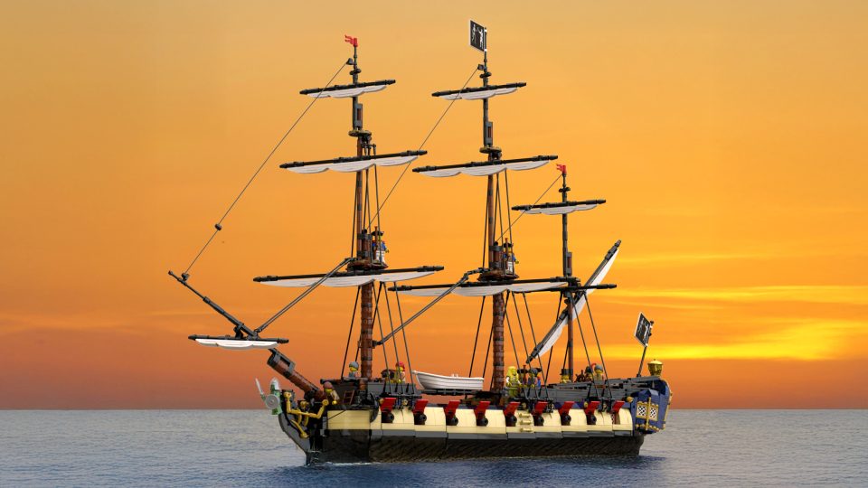 "Privateer Frigate Fortuna" by BrickPerfection (Series 5 version)