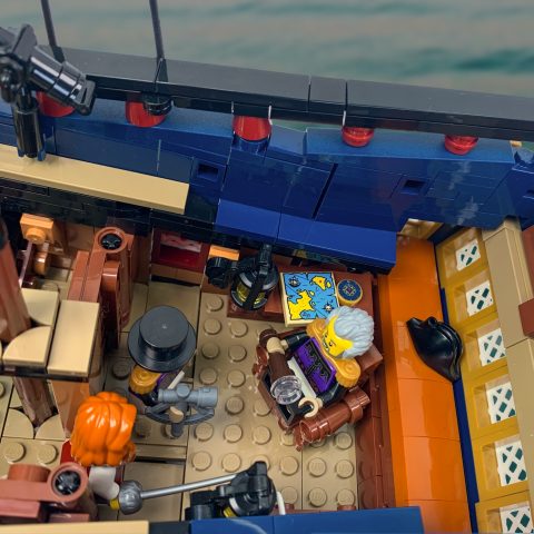 Captain's cabin of the "Privateer Frigate Fortuna" from Series 6